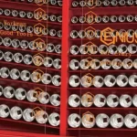 Olcsóbb crowafej árubemutató készlet (10-32mm), metrikus 1/2", 131 darabos