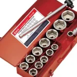 Outlet crowafej készlet, metrikus, 3/4", 15 darabos