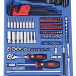 Vedd meg online crowafej, bit, L-alakú imbusz/torxkulcs készlet, 1/4" metrikus, 121 darabos