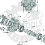 Expressz kézbesítés Csapágy 30 x 30 mm-es négylapú tengelyek kpl. szereléséhez
