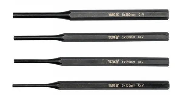 Csapszegkiütő készlet 6db-os 150mm YATO (YT-47121) Alacsony ár