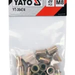 Ajánlat Acél szegecsanya M8 (20 db) YATO