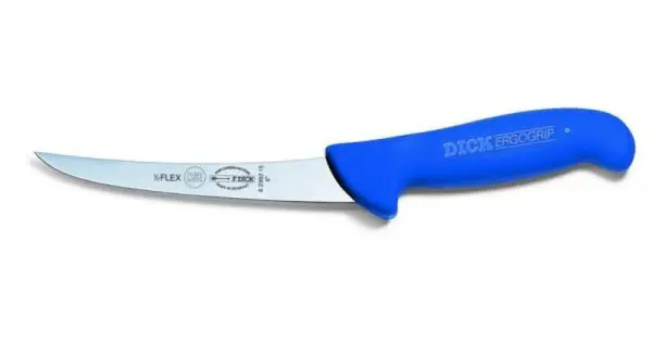 Prémium DICK ErgoGrip csontozókés, fél flexibilis pengével (13cm) ívelt, normál 8298213