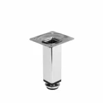 FÉM DESIGN LÁB 19175 25X25X100mm KRÓM Alacsony ár
