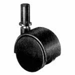 GÖRGŐ, KERÉK -BELTÉRI BÚTORGÖRGŐ 9600 HÜVELYES 40mm30kg FEKETE Kedvezmény