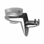 Outlet SZERELVÉNYEK - POLCTARTÓ MV03 ÜVEGPOLC TARTÓ 5x22mm BRONZ