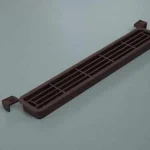 Bestseller SZERELVÉNYEK - SZELLŐZŐRÁCS MŰANYAG 444 NÉGYSZÖG ALAKÚ 203x35x14 mm BARNA