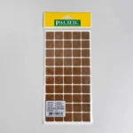Legkelendőbb SZERELVÉNYEK - PADLÓVÉDŐ ÖNTAPADÓS 20x20x3mm, 50db/levél NATÚR