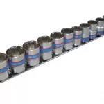 Dugókulcs - crowafej készlet 3/8" 12 sz. 7-19 mm norm. 13 db-os - King Tony Végkiárusítás