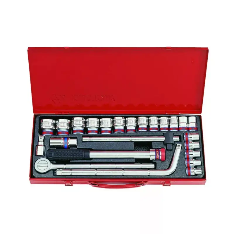 Dugókulcs készlet 1/2" 12 sz. COLOS 24 db-os - King Tony Vásárlói kedvenc