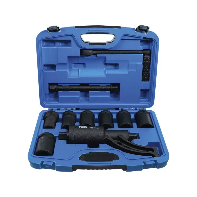 Biztonságos vásárlás Nyomatéksokszorozó készletben 3200 Nm + 7 db 1" dugókulcs - BGS