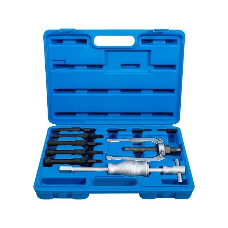 Újdonság Csapágylehúzó készlet belső 8-34 mm + csúszókalapács - profi - BGS