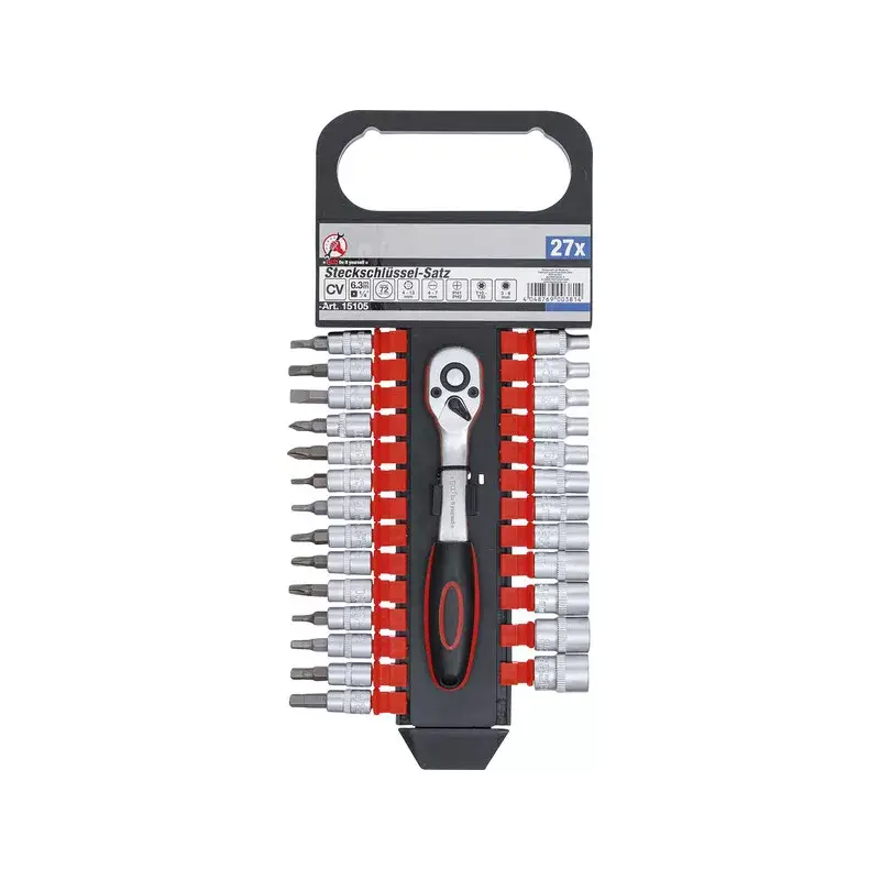 Különleges ajánlat Dugókulcs készlet 1/4" 4-13mm 27 részes - BGS
