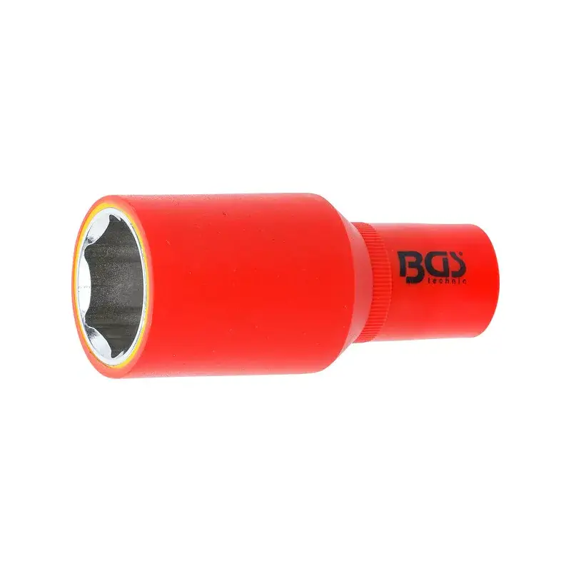VDE szigetelt hosszú dugókulcs 6 lapú 1/2" 27mm - BGS Gyors kiszállítás