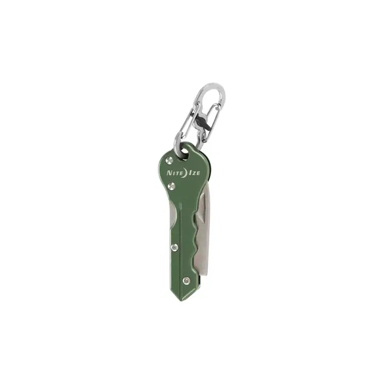 KMTC-08-R7 DoohicKey kulcstartós vágóhorog-zsebkés, olívzöld Biztonságos fizetés