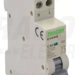 Kiárusítás Kombinált védőkapcsoló, elektronikus, 2P, 1 modul, C kar.