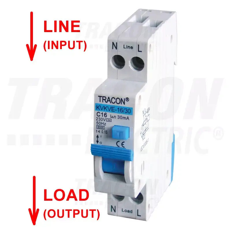 Végkiárusítás Kombinált védőkapcsoló, elektronikus, 2P, 1 modul, C kar.