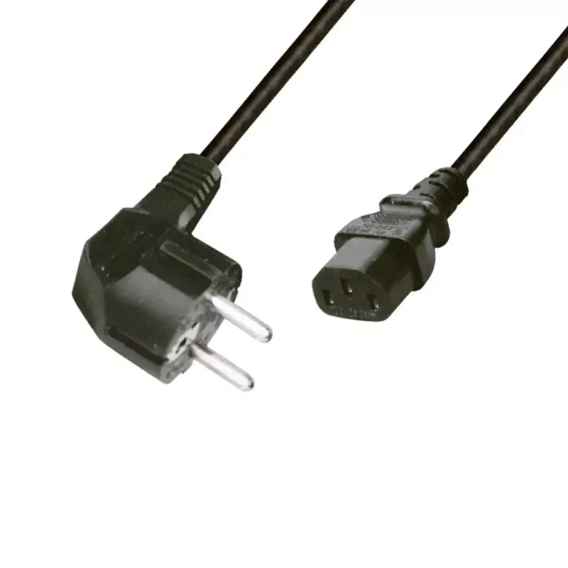 Olcsóbb Home N 5X számítógépes hálózati csatlakozókábel, 3 x 0,75 mm2 hálózati vezeték, 2m, 250 V~/ max. 6 A / max. 1380 W