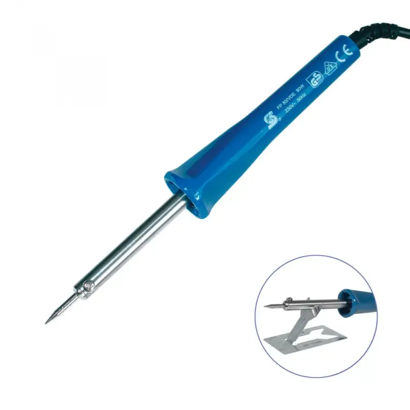 Home FP 80W forrasztópáka, 80W, 230V, páka hossza: 290 mm, tartozék asztali támaszték, minőségi csatlakozókábel törésgátlóval Prémium