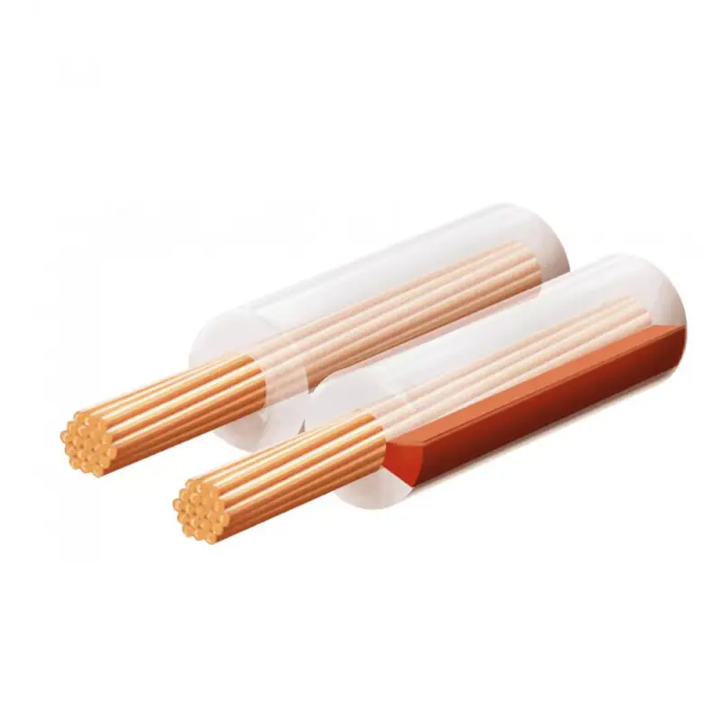 Prémium SAL KLS 0,5T hangszóróvezeték, átlátszó, 2 x 0,5 mm2, 0,15 mm elemi szál, 100 m/ tekercs
