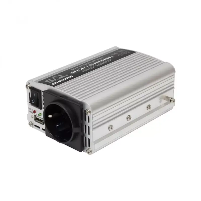 Legnépszerűbb SAL SAI 600USB feszültségátalakító, 300 W, inverter, 500 mA USB töltő, gyermekzár