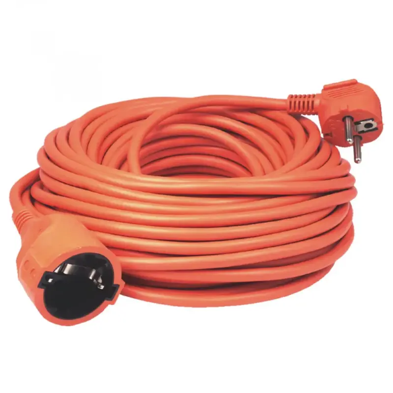 Home NV 2-5/OR/1,5 hosszabító, 5 m, H05VV-F 3G1,5 mm2 kábel, IP 20 kivitel, 250V~/16A/3680W, pipa alakú dugó és egyenes lengő aljzat, narancssárga színű Azonnal elérhető