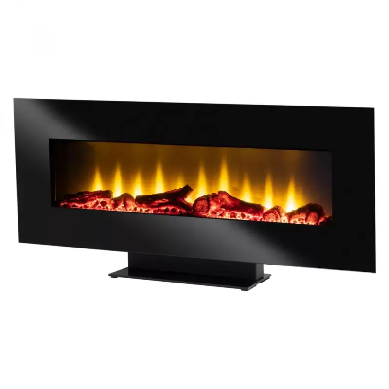 Home FKK 24 falra szerelhető vagy talpra állítható elektromos látványkandalló, 900W/1800W, heti program, távirányító, fekete Népszerű