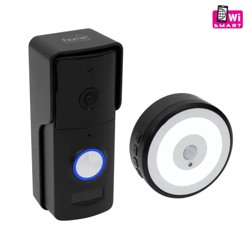 Akciós ár Home DPV WIFI 100 5 az 1-ben smart videó kaputelefon szett, vezeték vélküli, Tuya platform, megfigyelő kamera, riasztó funkció, IP54 védettség
