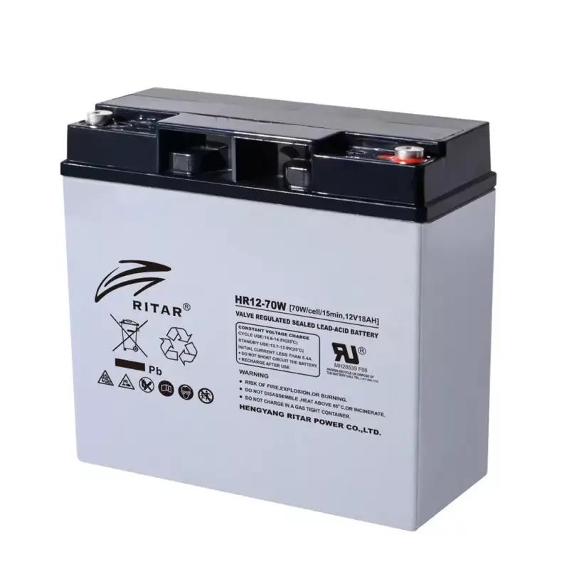 Outlet Ritar 12V / 70W F13 12V 18Ah nagy áramú zárt ólomakkumulátor