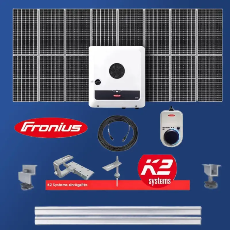 7,2 kWp napelemrendszer Fronius Symo Gen24 inverterrel és Wattpilot Go autótöltővel Vedd meg most