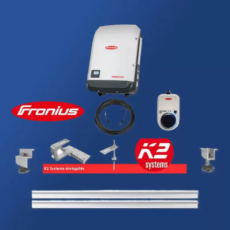 Expressz szállítás 10,8 kWp napelemrendszer Fronius 10.0-3-m Light inverterrel