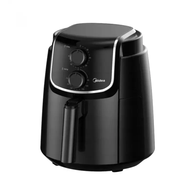 Azonnali szállítás Midea MF-TN35D air fryer, forrólevegős fritőz, 3,5 literes sütőkosár, állítható hőmérséklet 200 °C-ig, 1500 W, fekete