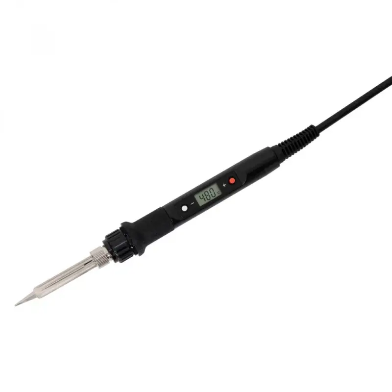 Exkluzív ajánlat Home FPL 80W hőfokszabályozós, digitális forrasztópáka, LCD digitális kijelző, szabályozható hőmérséklet (180-480 °C), 230 V~ / 80 W max., kerámia fűtőelem