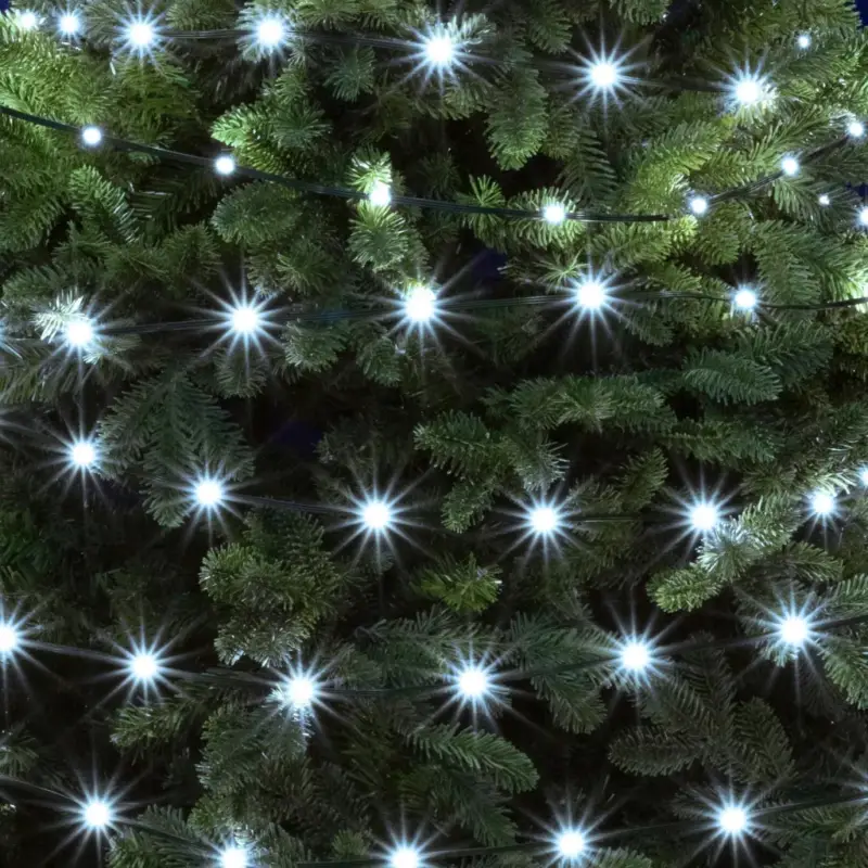 Végkiárusítás Home LED508DWH DOT LED-es fényfüzér, kül- és beltéri kivitel, 500 db hidegfehér LED, 8 világítási mód, 50 m füzérhossz