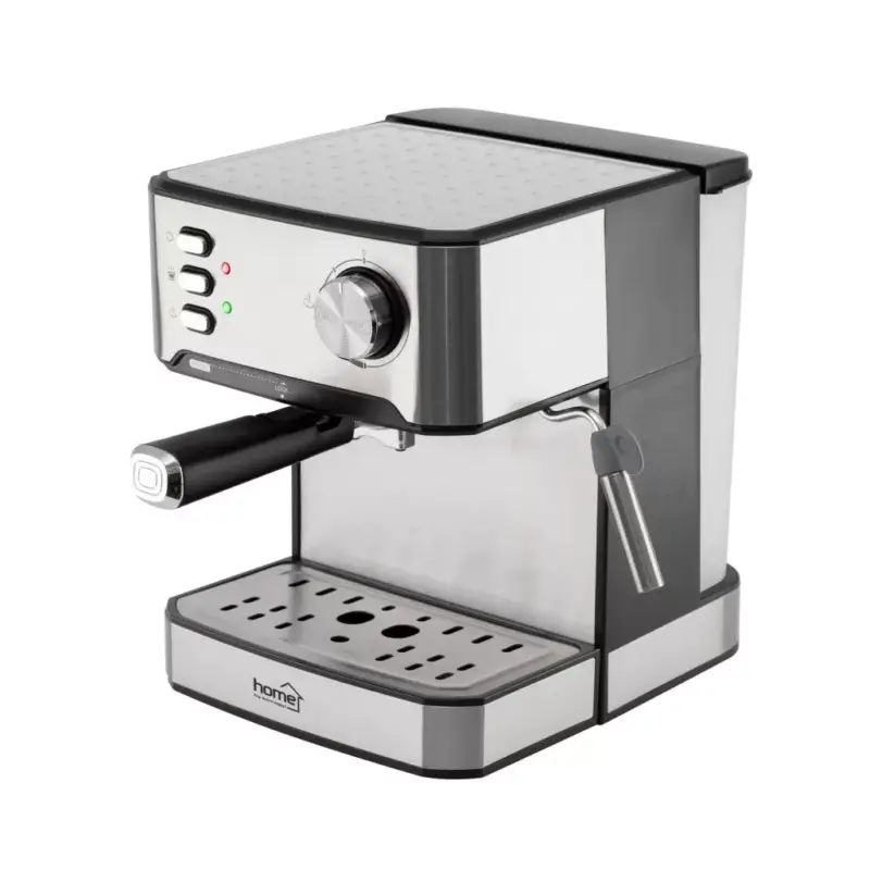 Kedvezményes ár HOME HGPR15 presszókávé főző, 15bar, inox, tejhabosítás, elektronikus vezérlés, automatikus kikapcsolás