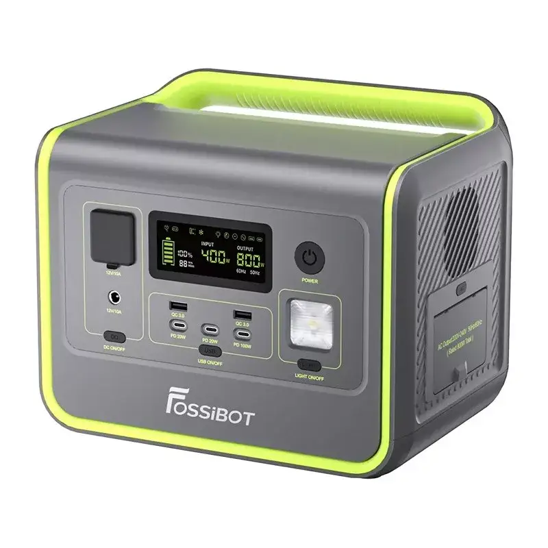 Akciós ár FOSSIBOT F800 800 W-os töltőállomás (zöld)